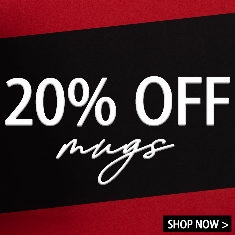 20% Off Mugs & Drinkware