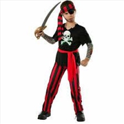 Buy Tattooed Pirate Costume - Size L