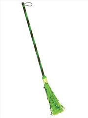 Buy Witch Broom Metallic - Green