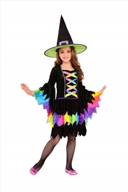 Buy Rainbow Witch Costume - Size M