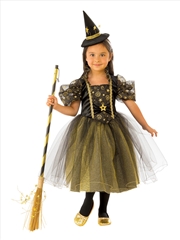 Buy Golden Star Witch Costume - Size L