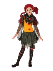 Buy Zombie Girl Clown Costume - Size M