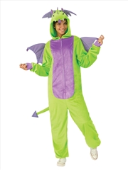 Buy Green Dragon Furry Onesie Costume - Size L-Xl