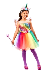 Buy Unicorn Rainbow Tutu Costume - Size M