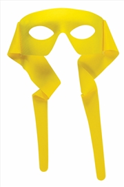 Buy Hero Mask With Rear Tie - Yellow