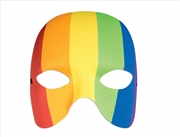 Buy Half Mask - Rainbow - Adult