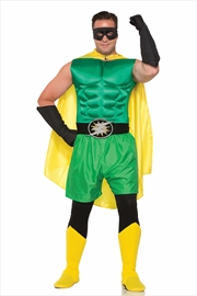 Buy Hero Muscle Chest Green - Adult