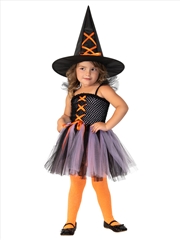 Buy Witch Purple & Orange Costume - Size Toddler