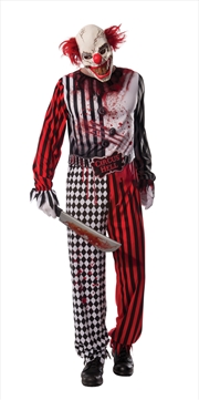 Buy Evil Clown Costume - Size Xl