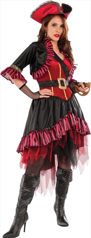 Buy Lady Buccaneer Pirate Costume - Size Std