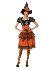 Buy Polka Dot Witch Costume - Size M