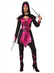 Buy Pink Ninja Warrior Costume - Size M