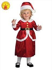 Buy Lil' Mrs Claus Dress And Apron Set - Size S