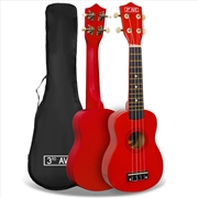 Buy 3rd Avenue Soprano Ukulele - Red