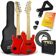 Buy 3rd Avenue Junior Electric Guitar Pack - Red