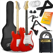 Buy 3rd Avenue Electric Guitar Pack - Red