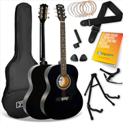 Buy 3rd Avenue Acoustic Guitar Premium Pack - Black