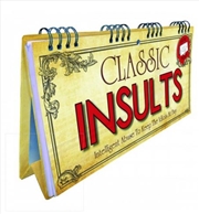 Buy Classic Insults Flip Book