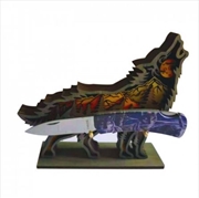 Buy Decorative Wolf Folder with Display Stand