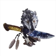 Buy Decorative Wolf Knife with Display Stand