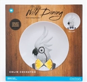 Buy Mustard – Wild Dining – Colin Cockatoo Ceramic Dinner Plate