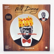 Buy Mustard – Wild Dining – Gary Gorilla Ceramic Dinner Plate