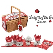 Buy Schylling - Ladybug Tea Set In Basket