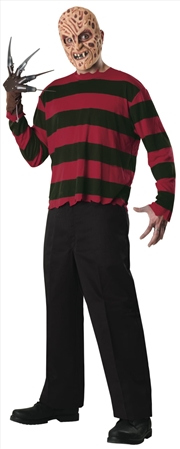 Buy Freddy Krueger Costume Top - Size Std