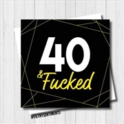 Buy Filthy Sentiments - 40 & F*cked Card