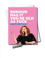 Buy Filthy Sentiments – Adele Rumour Has It Card
