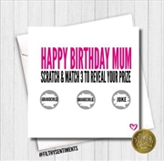 Buy Filthy Sentiments – Birthday Mum Scratch Card