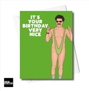 Buy Filthy Sentiments – Borat Birthday Card