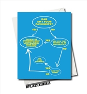 Buy Filthy Sentiments – Dad Birthday Favourite Flowchart Card