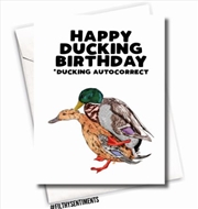 Buy Filthy Sentiments – F*cking Ducking Autocorrect Card