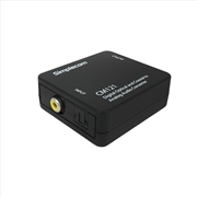 Buy Simplecom CM121 Digital Optical Toslink and Coaxial to Analog RCA Audio Converter