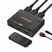 Buy Simplecom CM305 Ultra HD 5 Way HDMI Switch 5 IN 1 OUT Splitter 4K@60Hz