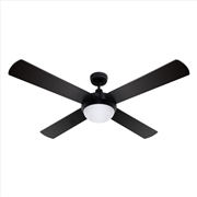 Buy Devanti 52'' Ceiling Fan w/Light w/Remote Timer - Black