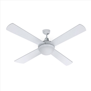 Buy Devanti 52'' Ceiling Fan w/Light w/Remote Timer - White