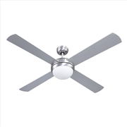 Buy Devanti 52'' Ceiling Fan w/Light w/Remote Timer - Silver