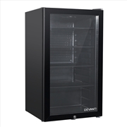 Buy Devanti 98L Bar Fridge Glass Door Mini Freezer Fridges Countertop Beverage Commercial