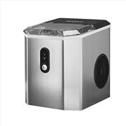 Buy Devanti Portable Ice Maker Machine Ice Cube 12kg Bar Countertop Stainless Steel