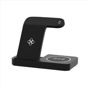 Buy Devanti 4-in-1 Wireless Charger Station Fast Charging for Phone Black