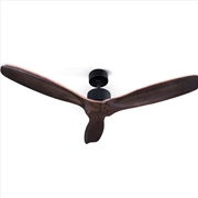 Buy Devanti 52'' Ceiling Fan With Remote Control Fans 3 Wooden Blades Timer 1300mm