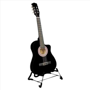 Buy Karrera 38in Cutaway Acoustic Guitar with guitar bag - Black