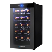 Buy Devanti Wine Cooler 18 Bottles Glass Door Beverage Cooler Thermoelectric Fridge Black