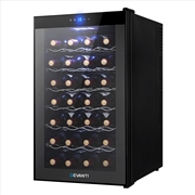 Buy Devanti Wine Cooler 28 Bottles Glass Door Beverage Cooler Thermoelectric Fridge Black