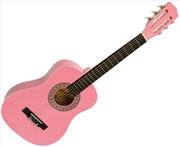 Buy Karrera 34in Acoustic Wooden Childrens Guitar - Pink