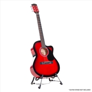 Buy Karrera Acoustic Cutaway 40in Guitar - Red