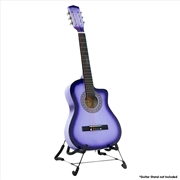 Buy Karrera 38in Cutaway Acoustic Guitar with guitar bag - Purple Burst