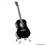 Buy Karrera Electronic Acoustic Guitar 41in  - Black